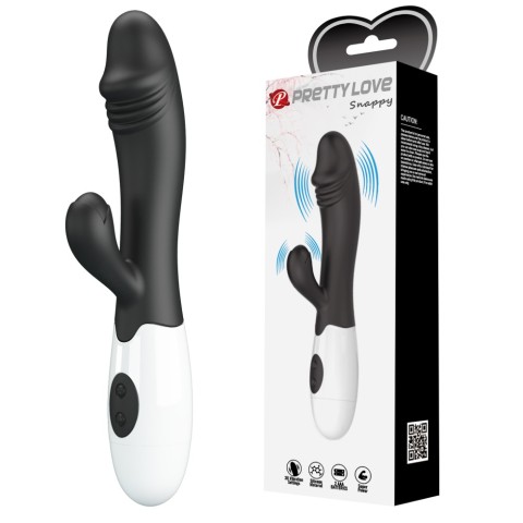 Pagina 3 - Vibratoare Punctul G, Vibrator Rabbit Snappy, Negru, 19 Cm, pasiune.ro