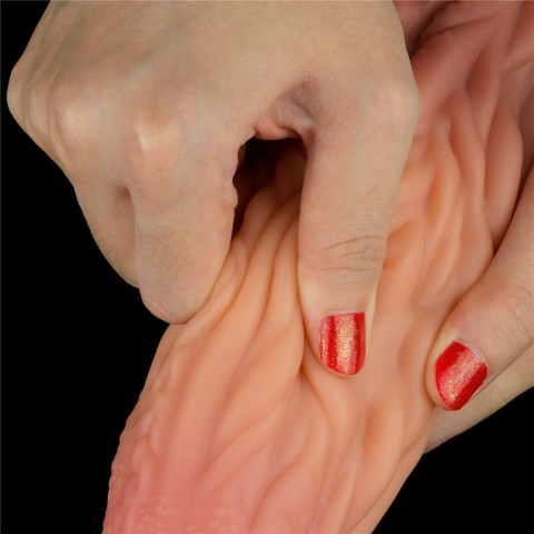 Pagina 5 - Dildouri Clasice, Dildo Clasic Dual-layered Platinum Silicone Tongue, Multicolor, 25 Cm, pasiune.ro