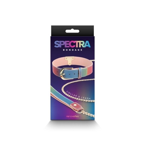 Pagina 3 - Diverse Accesorii, Zgarda Si Lesa Spectra Bondage Rainbow, pasiune.ro