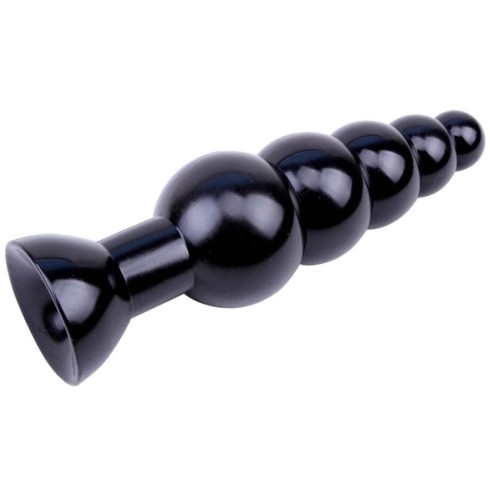 Dop Anal Large Anal Bead, Negru, 18.5 Cm