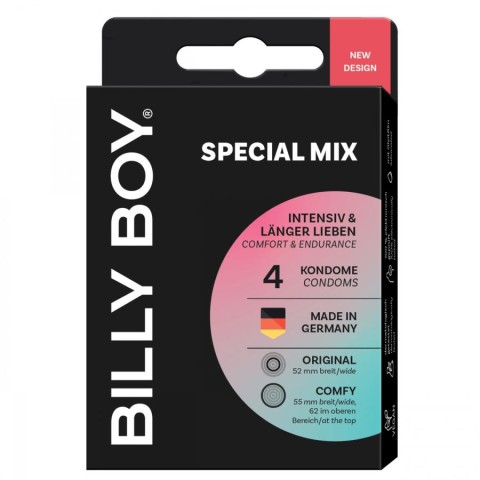 BILLY BOY, Prezervative Billy Boy Special Mix 4 Buc, pasiune.ro