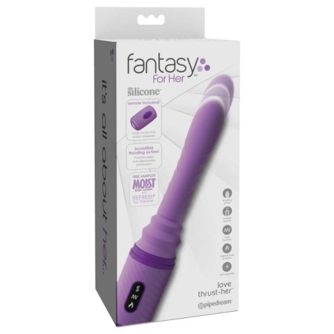Pipedream - Fantasy For Her, Vibrator Love Thrust-her, Lila, 15 Cm, pasiune.ro