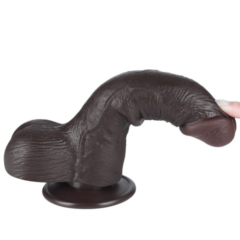 Pagina 46 - Lovetoys, Dildo Realistic Sliding Skin Dual Layer Iii, Brun Inchis, 19 Cm, pasiune.ro