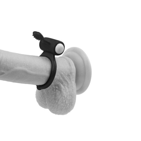 inel, Inel Penis Cu Vibratii Power Clit Cockring, Negru, pasiune.ro