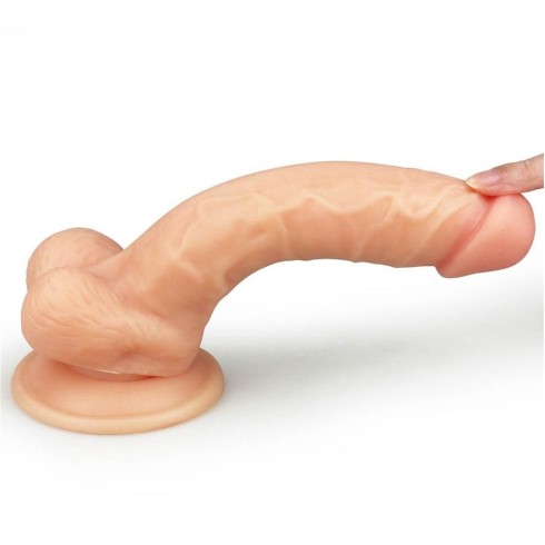 dildo, Dildo Realistic The Ultra Soft Dude, Natural, 20 Cm, pasiune.ro