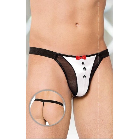 thong, Chiloti Fantezie String Ospatar, Negru, S/l, pasiune.ro