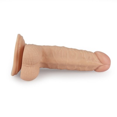 Dildo Realistic Cu Ventuza Real Extreme, Natural, 17.5 Cm