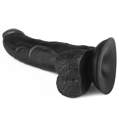 Set Ham Strap-on Si Dildo Easy Strapon, Negru, 21.5 Cm