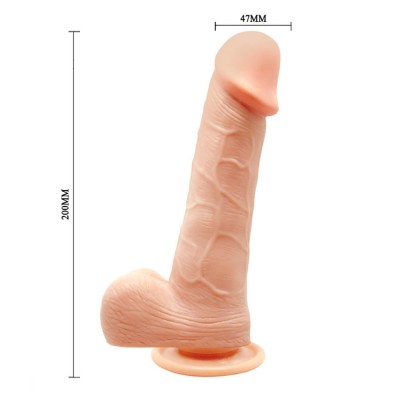 Vibrator Barbara Genie Multi-speed, Natural, 14.5 Cm
