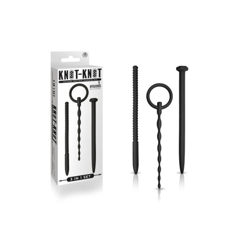 Pagina 23 - Esentiale, Set Dilatatoare Uretrale Knot-knot 3-in-1 Nail Sounding Set Ii, Negru, pasiune.ro