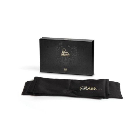 Sfori Benzi, Esarfa Satin Pentru Jocuri Erotice Shhh, Negru, pasiune.ro