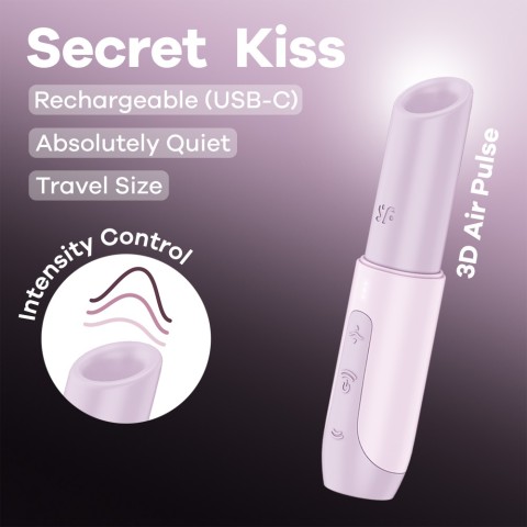 Pagina 20 - Vibratoare, Stimulator Clitoridian Cu Air Pulse Secret Kiss, Roz, pasiune.ro