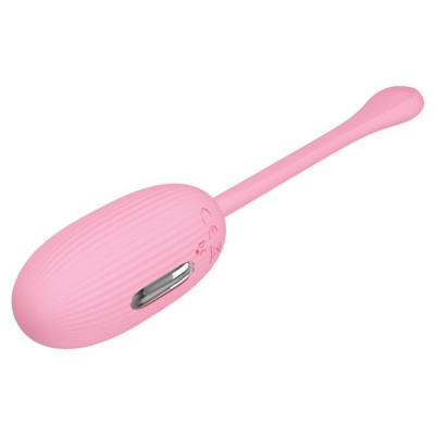 Ou Vibrator Doreen Electro Fun + App, Roz Pudrat, 19 Cm
