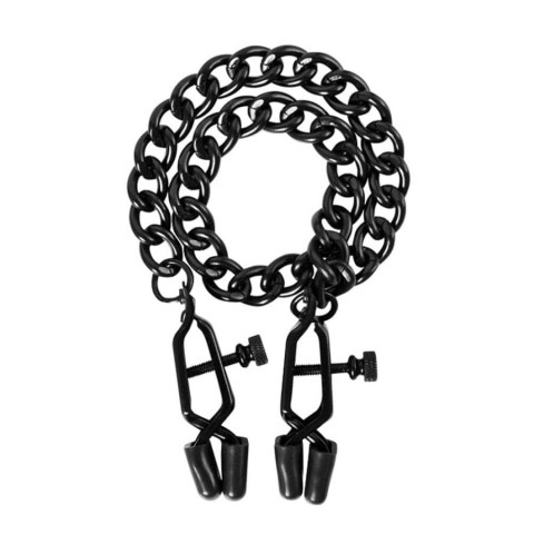 Stimulatoare, Cleme Pentru Sfarcuri Cu Lant Alabama Crossover, Negru, pasiune.ro
