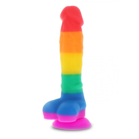 ToyJoy, Dildo Lover Curcubeu 18cm, pasiune.ro