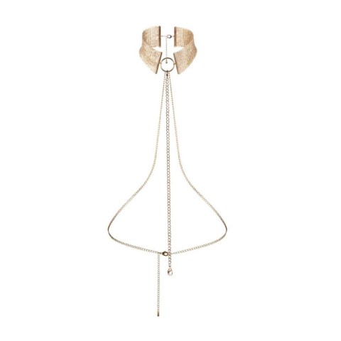 Pagina 2 - Accesorii Sexy, Colier Tip Choker Désir Métalique Collar, Auriu, pasiune.ro