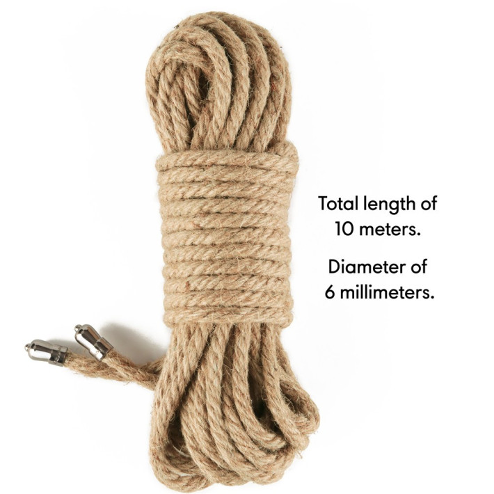 Rebellion Reign Rustic Hemp Bondage Rope 4