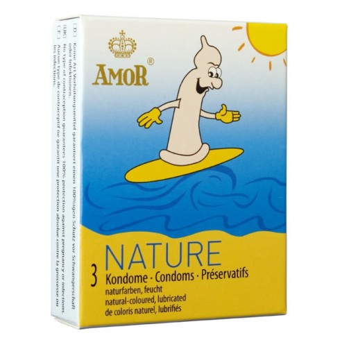 prezervative, Prezervative Amor Nature, 3 Buc., pasiune.ro