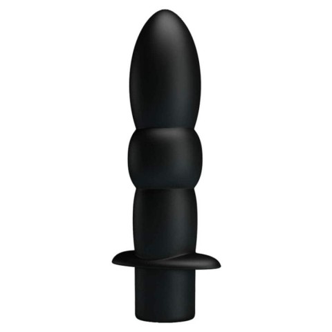 Vibratoare Anale, Dop Anal Cu Vibratii Wyatt, Negru, 11.5 Cm, pasiune.ro