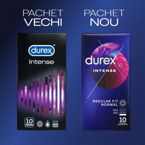 Prezervative, Prezervative Durex Intense Orgasmic 10 Bucati, pasiune.ro