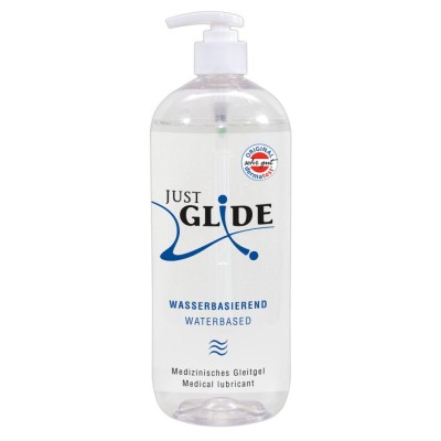 Lubrifiant Medical Pe Baza De Apa Just Glide, 1000 Ml (1 Litru)