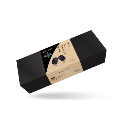 LIEBE SEELE, Catuse Pentru Incheieturi Black Bond, Negru, pasiune.ro