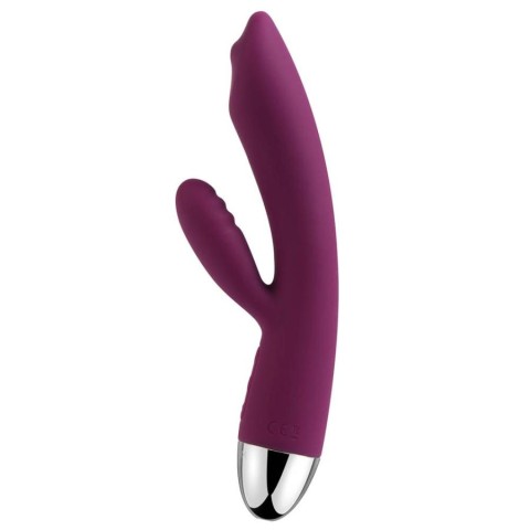 Svakom, Vibrator Trysta Targeted Rolling G-spot, Violet, 18 Cm, pasiune.ro