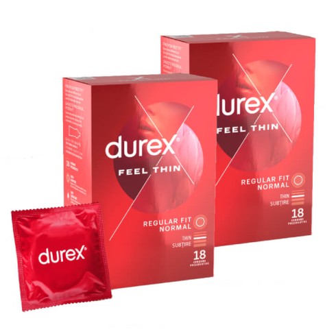 latex, Pachet Prezervative Durex Feel Thin 2x18, 36 Bucati , pasiune.ro