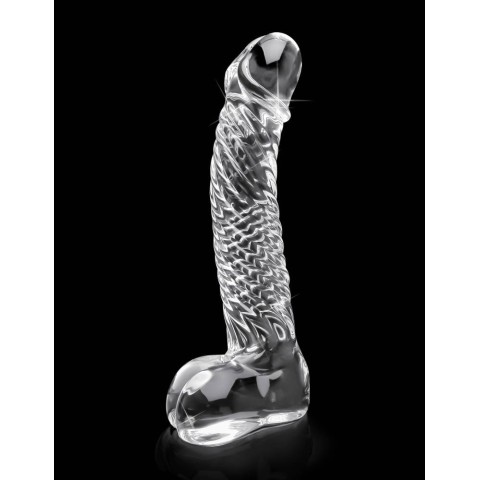 Pipedream - Icicles, Dildo Clasic Din Sticla Icicles No. 61, pasiune.ro