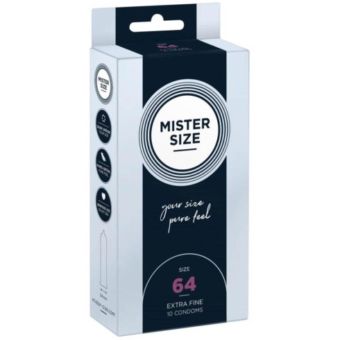 latex, Mister Size 64 Mm Condoms 10 Pieces, pasiune.ro
