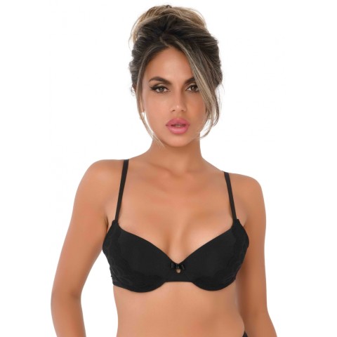 Daring Intimates, Sutien Cu Push-up Daring Intimates Racerback Negru, pasiune.ro