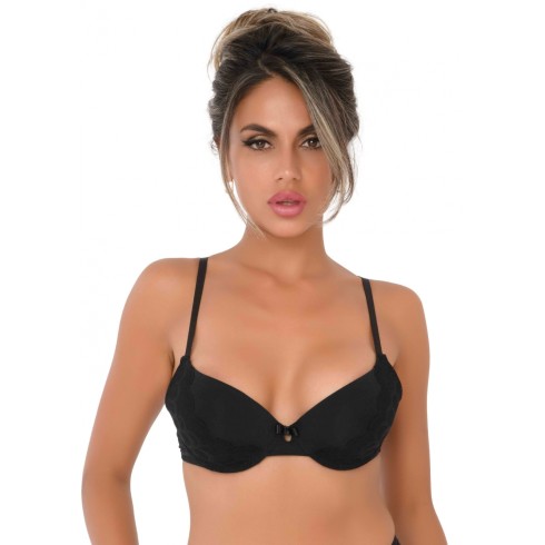 ring, Sutien Cu Push-up Daring Intimates Racerback Negru, pasiune.ro