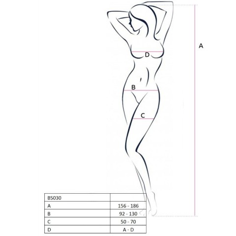Pagina 2 - Bodystocking Catsuit, Bodystocking Passion Bs030 Alb, pasiune.ro