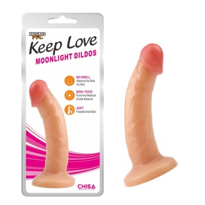 Dildo Clasic Moonlight, Natural, 18.5 Cm