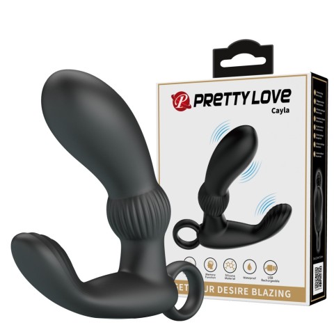 Stimulatoare Pentru Prostata, Vibrator Anal Cayla, Negru, 12 Cm, pasiune.ro