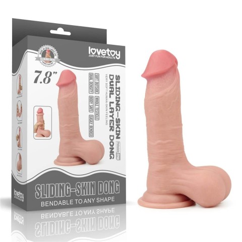 Pagina 3 - Dildouri, Dildo Realistic Dublu-stratificat Cu Testicule, Natural, 19.8 Cm, pasiune.ro