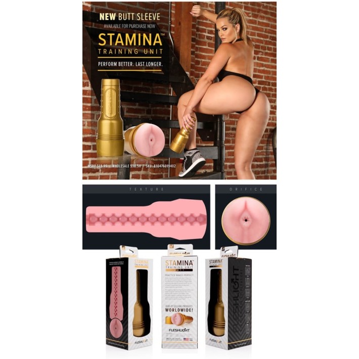 Masturbator Anus Pink Butt Stamina Training Unit