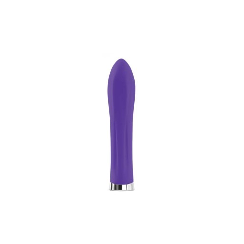 Outlet, Vibrator Luxe Madonna Straight Seven, Mov, 18.5 Cm, pasiune.ro