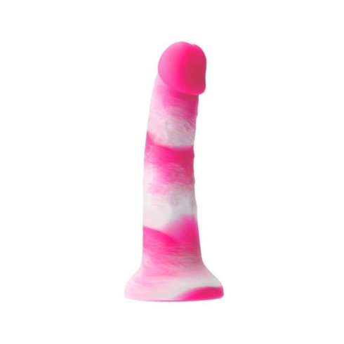 colours, Dildo Clasic Colours Pleasures Yum Yum, Roz, 20 Cm, pasiune.ro