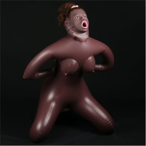 papusa, Papusa Gonflabila Cowgirl Style Love Doll, Brun, pasiune.ro