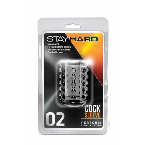 manson, Manson Penis Stay Hard - Cock Sleeve 02, Transparent, pasiune.ro