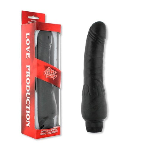 perfect, Vibrator Realistic Perfect Pleasures, Negru, 22 Cm, pasiune.ro