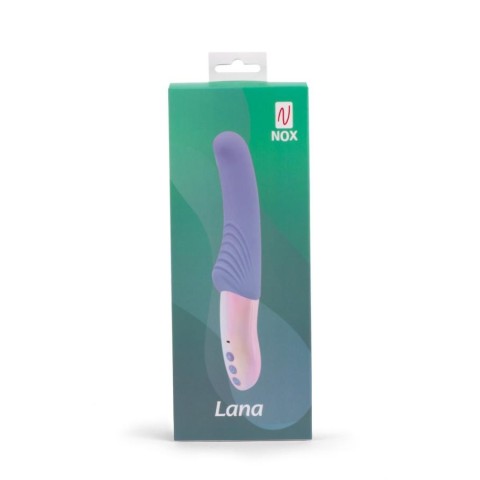 Nox, Vibrator Punctul G Lana, Lila, 20 Cm, pasiune.ro