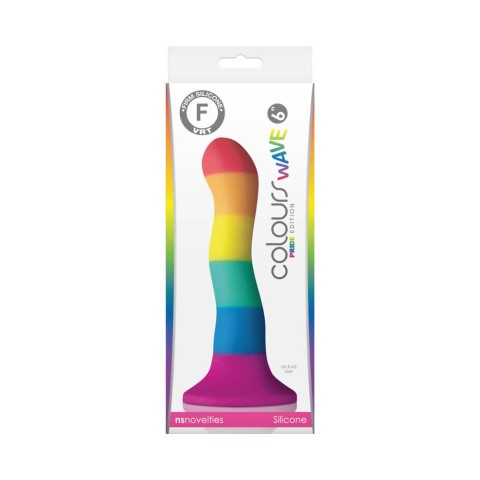 NS Toys, Dildo Curcubeu Colours Pride Edition, 15 Cm, pasiune.ro