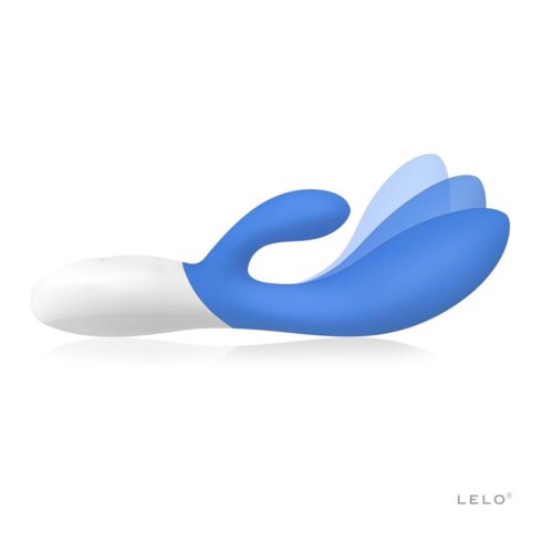 lelo, Vibrator Rabbit Ina 2, Albastru, 20 Cm, pasiune.ro