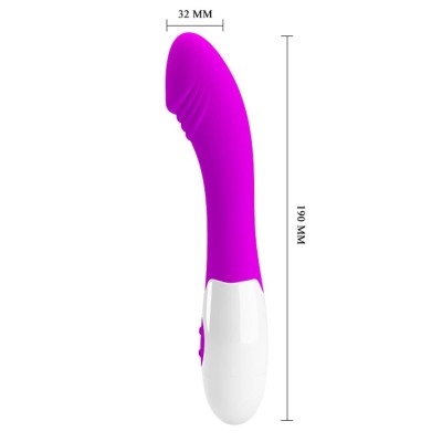 Vibrator Punctul G Elemental, Violet, 19 Cm