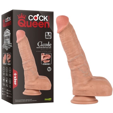Xise, Dildo Realistic Xise Claude Cu Densitate Dubla 16.5 Cm, pasiune.ro