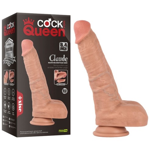 dildo, Dildo Realistic Xise Claude Cu Densitate Dubla 16.5 Cm, pasiune.ro
