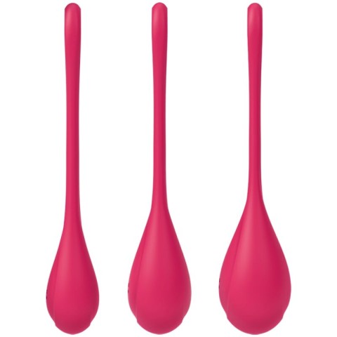 Bile vaginale, Bile Kegel Satisfyer Yoni Power 1 Red, pasiune.ro