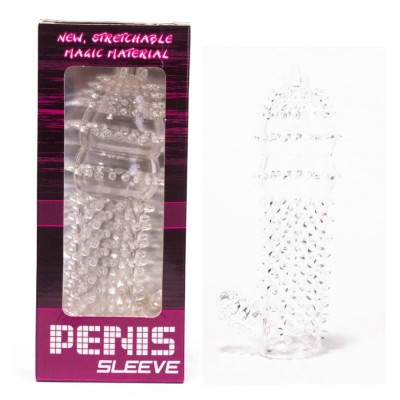 Extensie/manson Penis Super Silikon, Transparent, 14 Cm